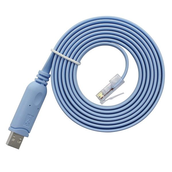1.8M USB to Ethernet RJ45 Console Cable Connectivity for Routers &amp; Switches