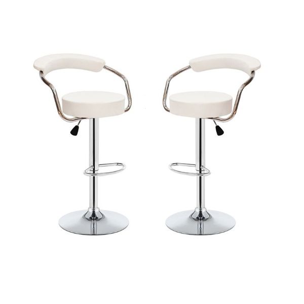 GOF Furniture-Succulent White Bar Stool
