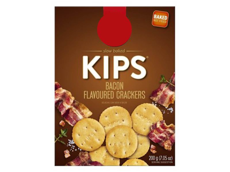 Kips Bacon Crackers 150g