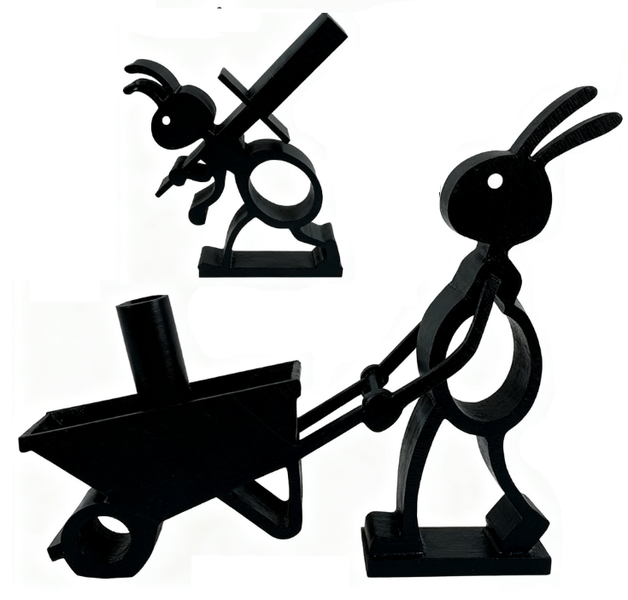 2 Piece Ant Toilet Roll Holder - Funny Toilet Paper Holder