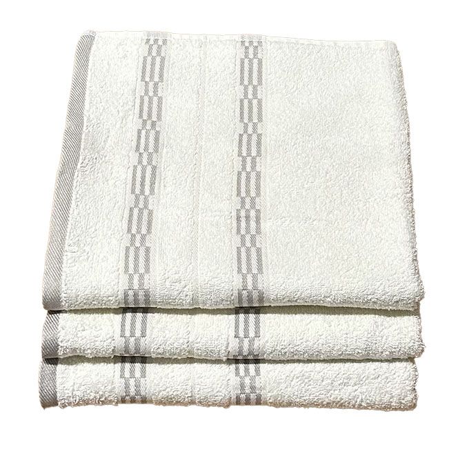3 Pack Hand Towel Cotton 50 x 100cm