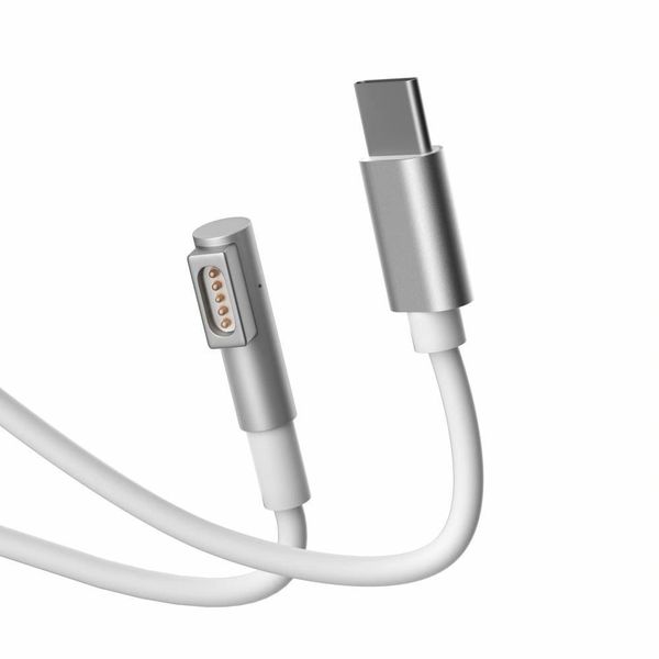USB-C to L-Shaped Compatible with MagSafe 1 Magnetic Charging Cable 60 W GE