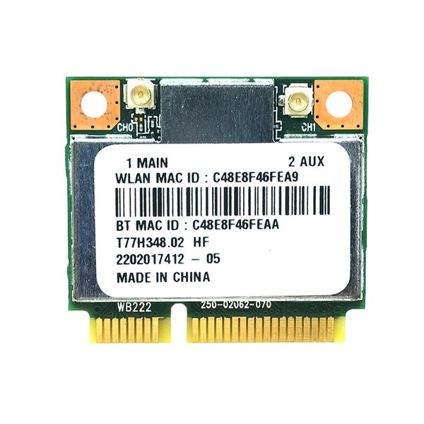 Ar5B22 Ar9462 Wifi Card 300Mbps 2 4G/5G Mini Pcl-E Wifi Adapte