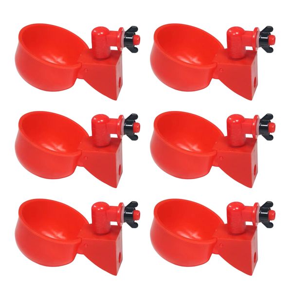 Automatic Poultry Chicken Drinkers-Pack of 6