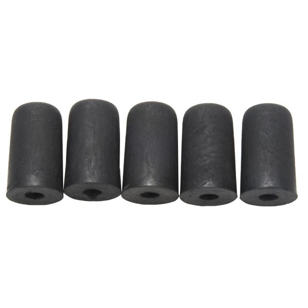 5 Pcs Cello Tail Pin Case Tip Cap Mat For Stringed Violin Parts