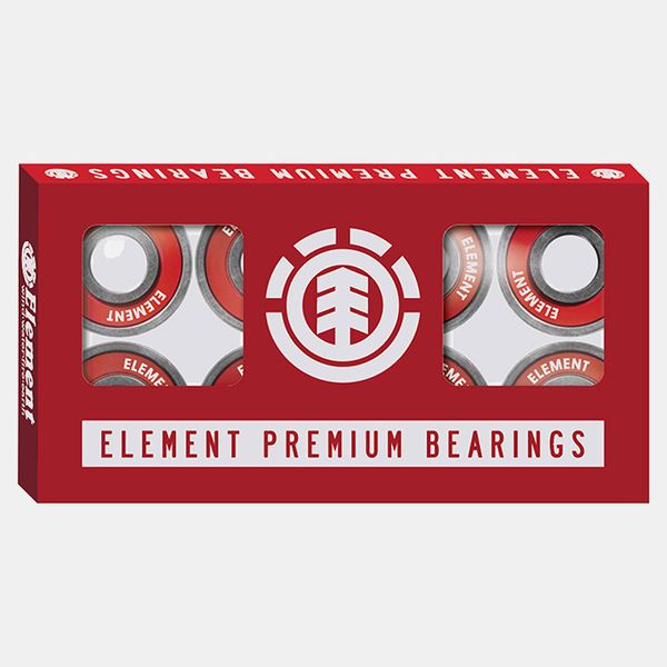 Element Premium Skateboard Bearings - Steel