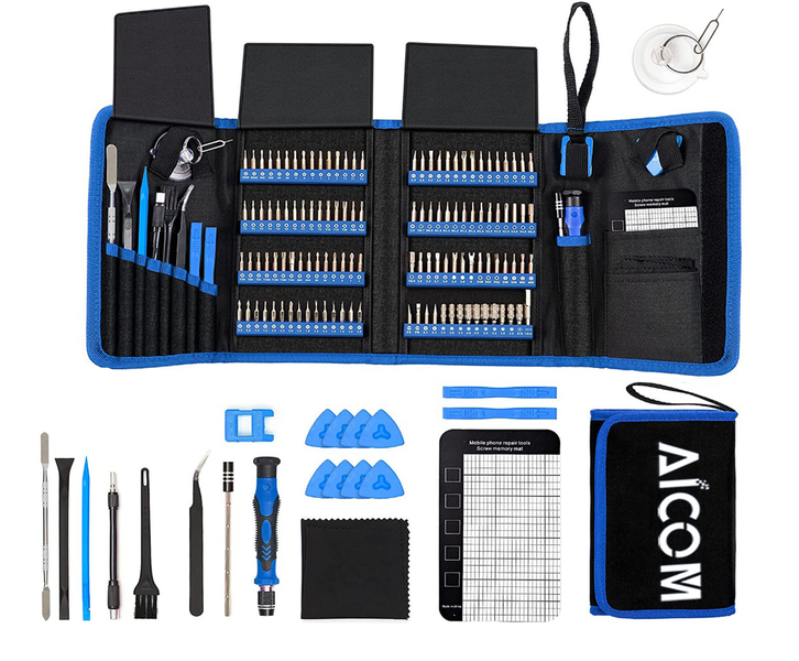 AICOM - 142 Piece Electronics Precision Screwdriver Set