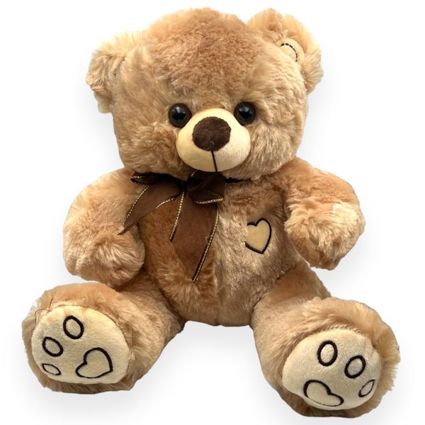 Toys and Beyond - Brown Heart Badge Bear - Teddy Bear Plush Toy