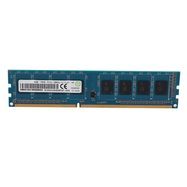 DDR3 4GB Desktop Memory 1RX8 PC3L-12800U for Intel AMD Motherboard