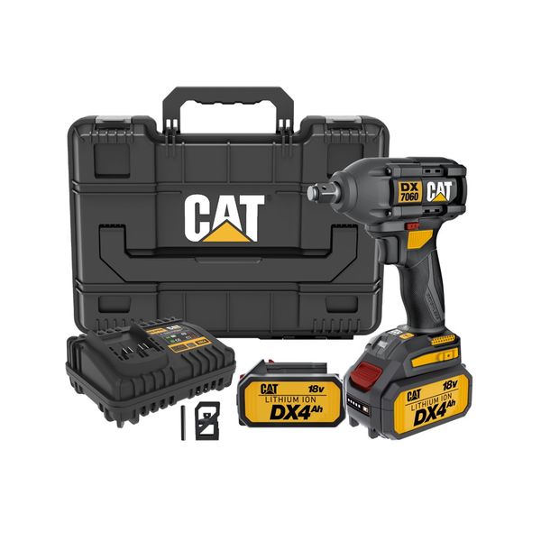 CAT 1/2" Impact Wrench BL 350Nm 18V KIT