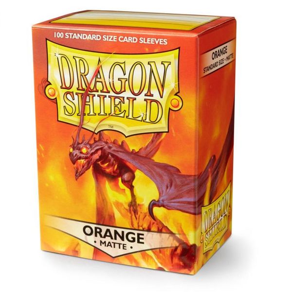 Dragon Shield Orange 'Usaqin' Matte Sleeves