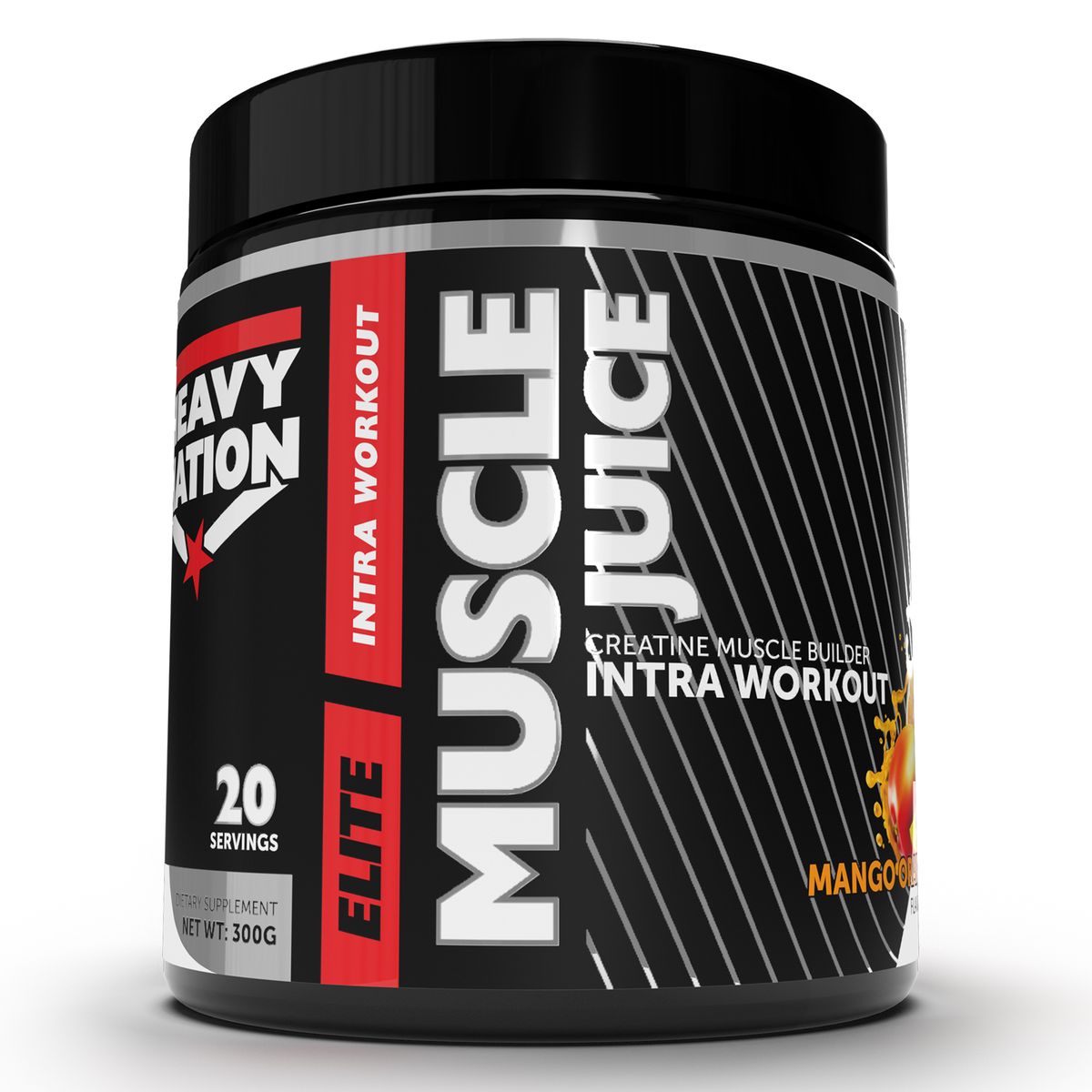 Muscle Juice Elite Muscle Building Creatine Green Apple 300g