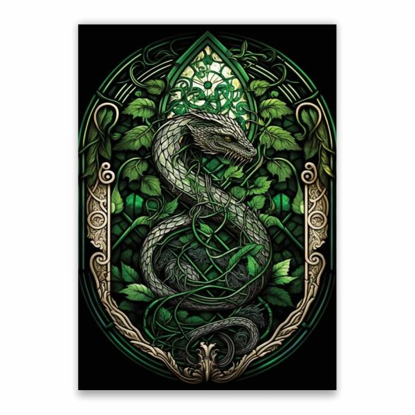 Slytherin Emblem Decorative - A1 Poster