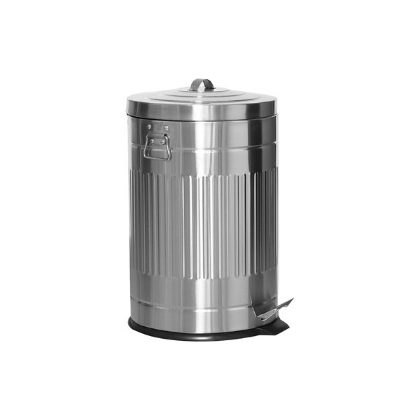 5 Liters - Retro Design Stainless Steel Soft Close Pedal Bin