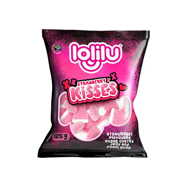 Lolilu - Strawberry Kisses - 24 x 125g - Case - Fruit Infused, Delicious