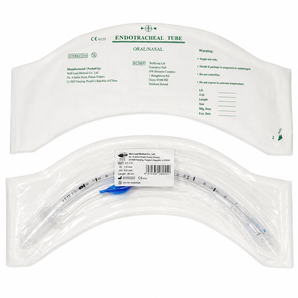 Cuffed Endotracheal Tube Size 7.0 (Single Unit) - Sterile ET Tube