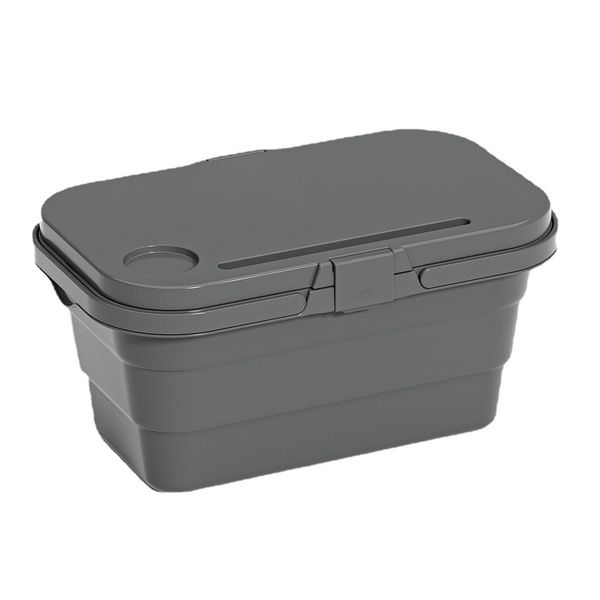 3in1 Collapsible Picnic Basket With Handles &amp; Lid As Standup Table-16L