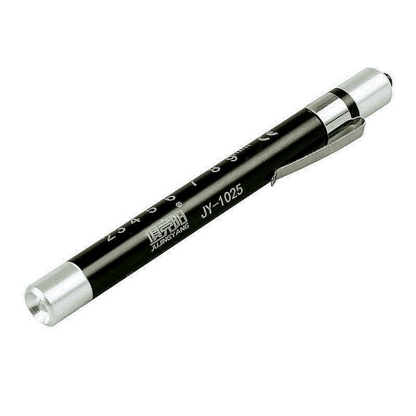 Professional Pupil Torch With Gauge - Lightpen with White/Yellow light