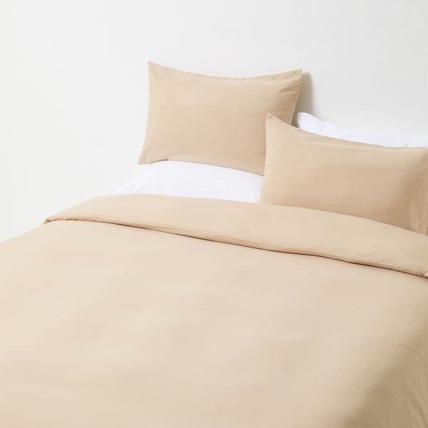 George &amp; Mason - Microfibre Duvet Cover Set - Natural