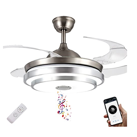 Bluetooth Speaker Retractable Ceiling Fan With | Buy Online in South Africa | takealot.com