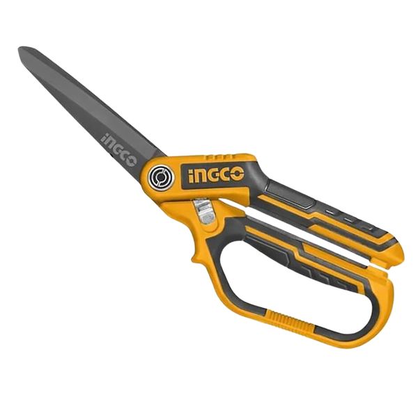 Ingco - Heavy Duty Titanium Rubber Grip Long-Blade Scissors - 255mm(10")