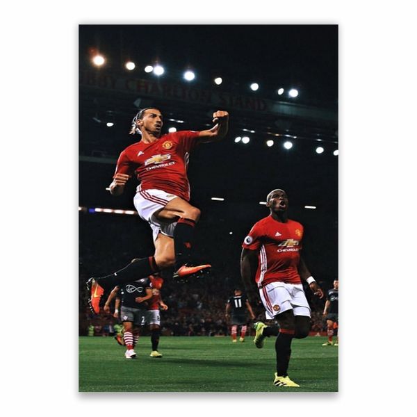 Zlatan And Pogba Poster - A1