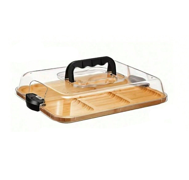 A Set Bamboo And Wood Solid Wood Pallets, Cooked Food Wooden Pallets