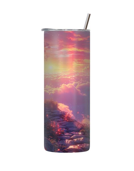 Sun 20 Oz Tumbler with Lid and Straw Trendy Cool Image Graphic Present 217