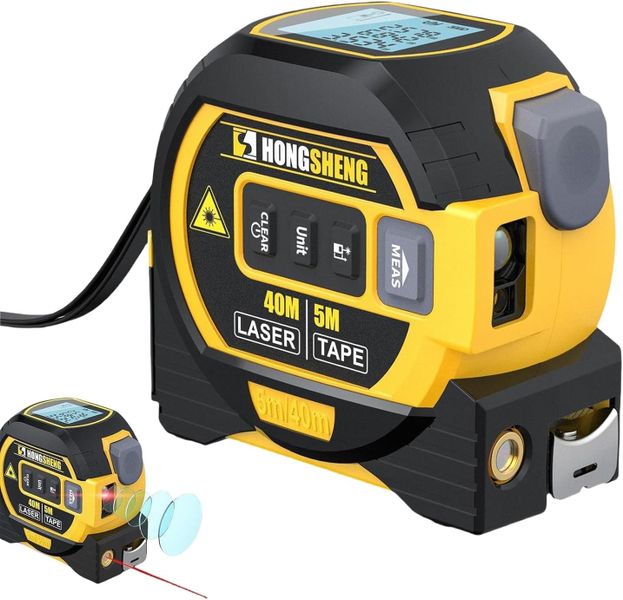 Intelligent Laser Distance Meter- 40 Meters -with LED Display