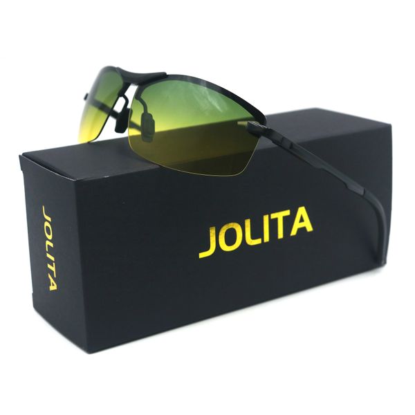 A557 Men's Day &amp; Night Driving Sunglasses Yellow Lens UV Protection
