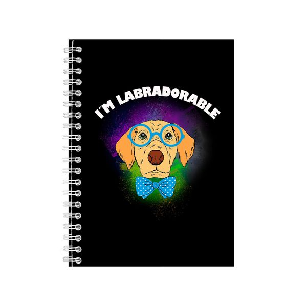 Labrador Notebook Dog Gift Idea Writing Book Notepad Pad 36