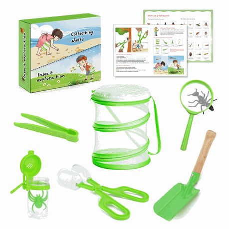 Children's Outdoor Adventure Tools 7-Piece Set Observation Insect Catcher Image