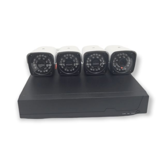 JG0358 Security 4 Channel Surveillance Cameras with DVR
