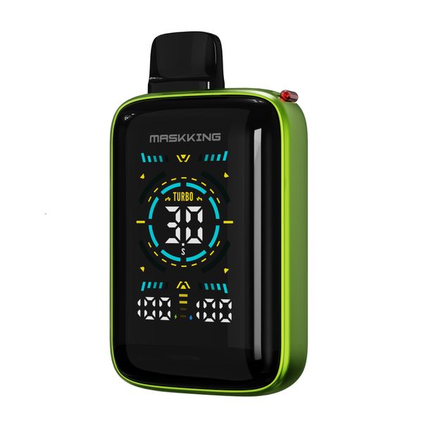 Vimaxi 20000 Puffs Disposable Vape Full Screen Display Green Apple