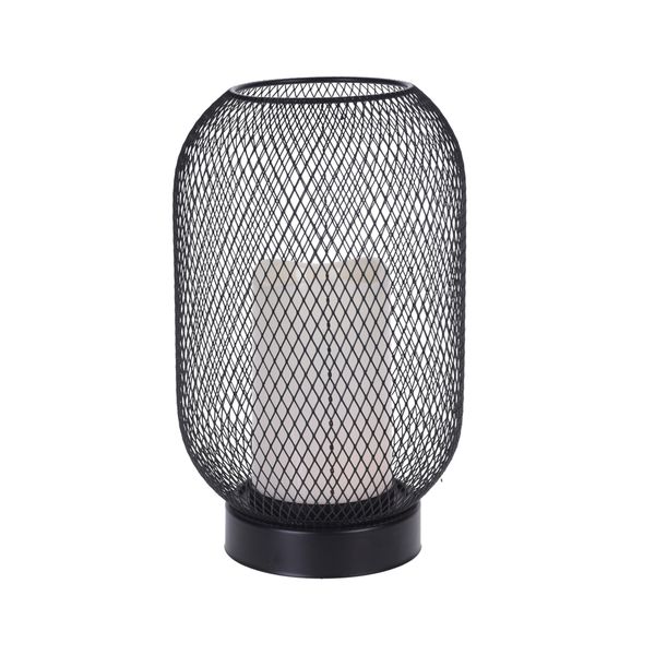 Metal Table Lamp Warm White LED - With Batteries - Loadshedding Light
