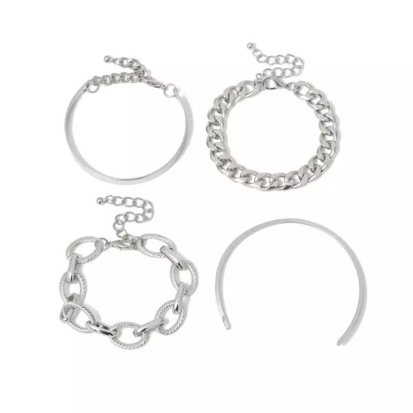 Argent Craft New York Link Bracelet set (4 pcs)