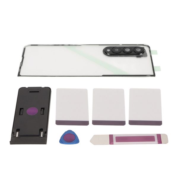 Z Fold 3 Clear Back Glass Black