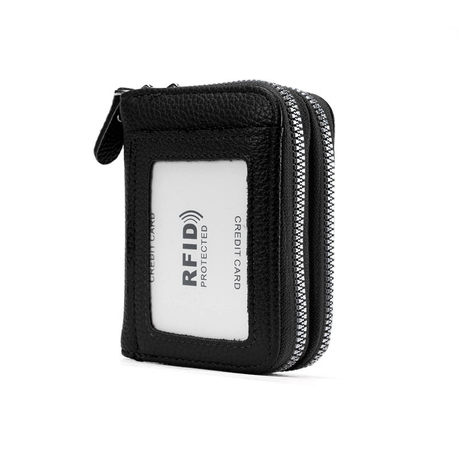 Small pu Leather Wallet, RFID Blocking Credit Card Holder Wallet Image