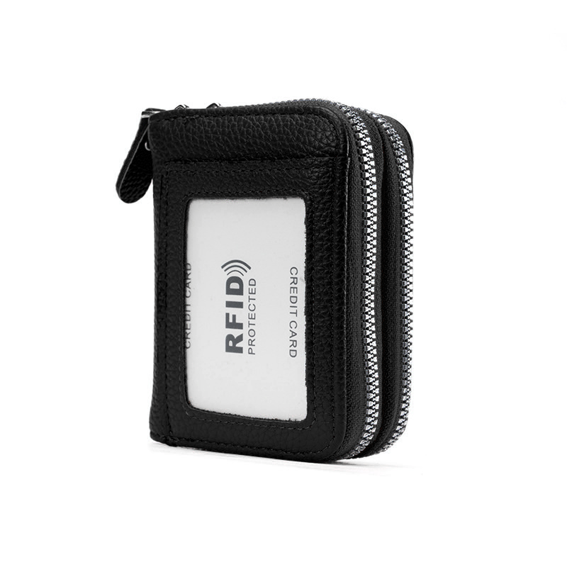 Small pu Leather Wallet, RFID Blocking Credit Card Holder Wallet