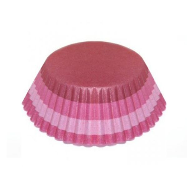 3 x 72 Pack Eddingtons Medium Cake Cupcake Muffin Wrappers Cases Pink Stripes