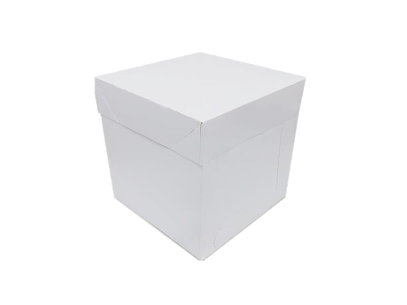 Box Mania : 12x12x12" inch Cake Box With Base And Lid - 50 units