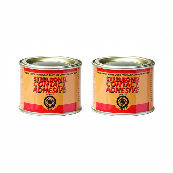 Steel Contact Adhesive 125ml Tin for Repair - 2 Pack