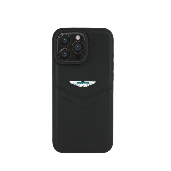 ASTON MARTIN - Aramco F1-Magsafe Compatible With iPhone 16 Pro Max Black Case
