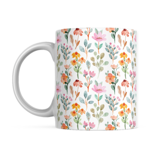 Coffee Mug - Bright Flowers