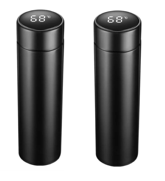 2 x Stainless Steel Vacuum Smart Flask - 500ml