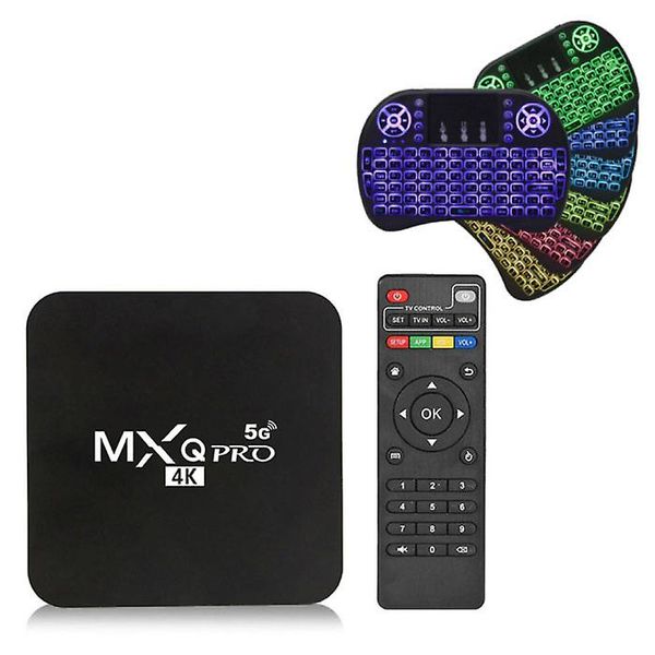 MXQ Pro 1080p TV Box Media Player Android Kodi with Wireless Keyboard