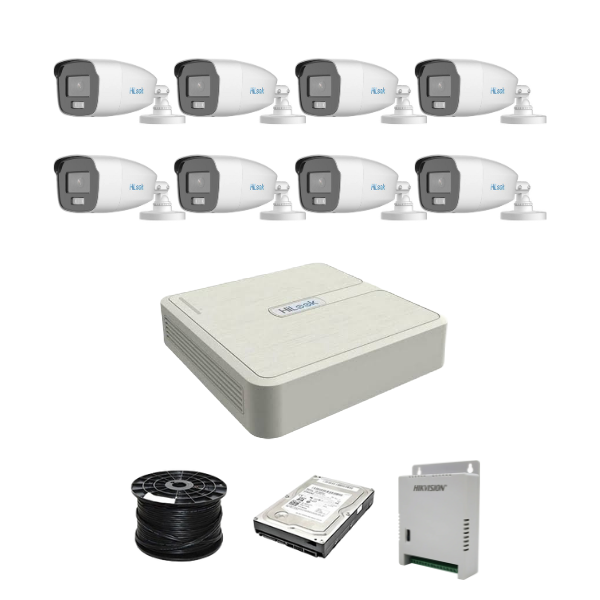 Colour Night vision - Hilook by Hikvision 8ch Turbo HD kit