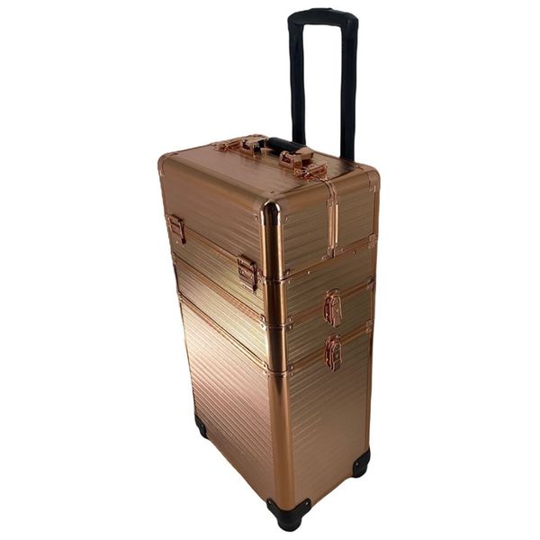 Professional Aluminum Makeup Cosmetics 4-in-1 Trolley- 090-1