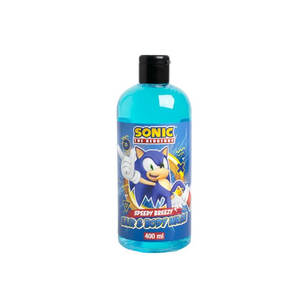 SONIC THE HEDGEHOG By Sega Official Licensed Kids 400ml Hair &amp; Body Wash