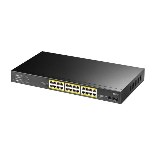 Cudy 24-Port BASE-T Gigabit|2-Port Gbe BASE-X SFP | PoE+ 200W